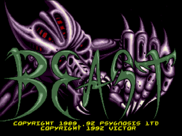 Shadow of the Beast - Enhanced Colors Title Screen